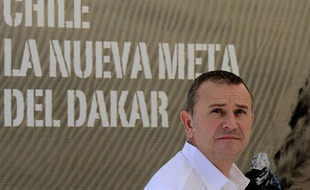 Etienne Lavigne, le patron du Dakar, le 12 décembre 2012, au Chili.