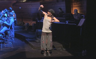 Laëty, chansigneuse, lors de la répétition du Hip Hop Symphonique, le 30 octobre.