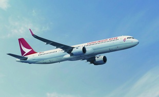 Un futur A321 de la compagnie Cathay Pacific.