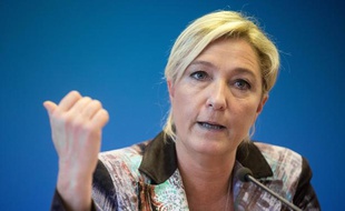 Marine Le Pen à Nanterre le 25 octobre 2013.