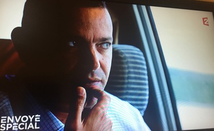Capture d'écran de Franck Attal, qui était chargé chez Bygmalion de l'organisation des meetings de campagne de Nicolas Sarkozy en 2012. Vidéo France 2