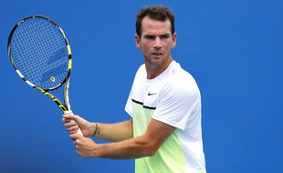 Adrian Mannarino a pris un coup de chaud, le 23 janvier à Melbourne.