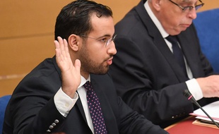 Alexandre Benalla prête serment devant les sénateurs, le 19 septembre 2018.