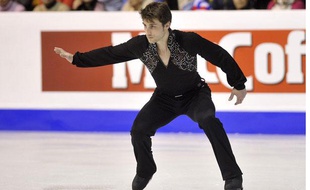 Brian Joubert, le 26 janvier 2013 à Zagreb.