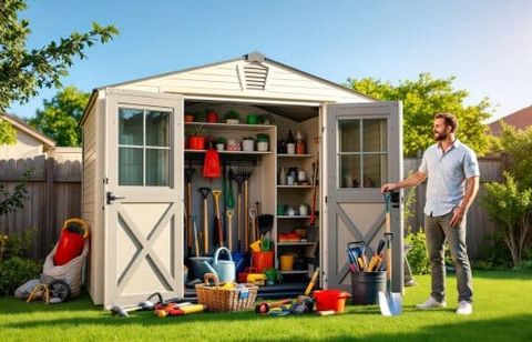 Pas de place pour ranger vos outils ? Cet abri de jardin Lifetime tombe à 799,90 € chez Castorama (-300 €)