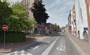 La rue de la Bienfaisance à Tourcoing.