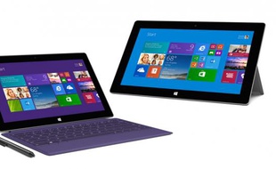 Les tablettes Surface Pro 2 et Surface 2, dévoilées le 23 septembre 2013 par Microsoft.