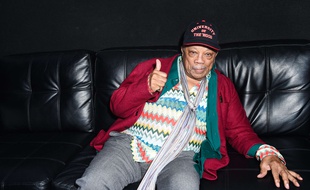 Le producteur Quincy Jones, visiblement au top