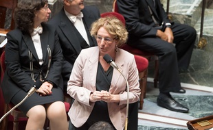 Muriel Pénicaud lors des questions au gouvernement à l'Assemblée nationale, le 12 juillet 2017.
