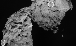 La comète où va se poser Philae le 12 novembre, l'atterrisseur de Rosetta.