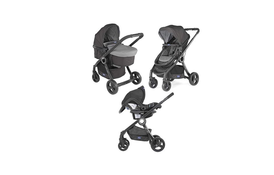 Poussette trio on sale faible encombrement