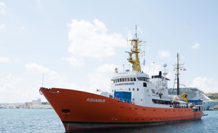 L'Aquarius le 15 août 2018 à La Vallette (Malte)
