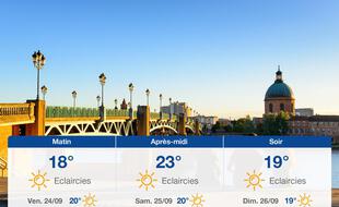 Météo Toulouse: Prévisions du jeudi 23 septembre 2021