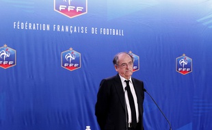 Noël Le Graët en conférence de presse le 10 décembre 2015.