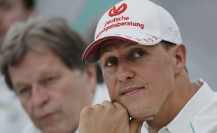 Michael Schumacher en octobre 2012.