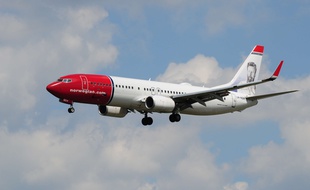 Un avion de la compagnie Norwegian Airlines.
