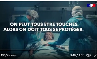 Le spot choc diffusé par le ministère de la Santé pour sensibiliser aux gestes barrières