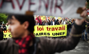 Manifestation contre la loi travail à Nantes le 2 juin 2016