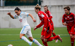 Sandrine Brétigny lors du match de Marseille contre Dijon le 6 décembre 2015