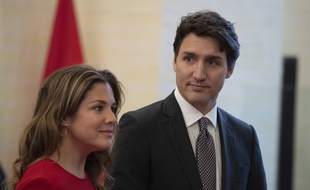 Sophie et Justin Trudeau, en décembre 2019. (archives)