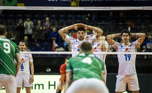 L'équipe de France a perdu contre la Bulgarie lors de son deuxième match dans le tournoi de qualification olympique, le 6 janvier 2020.