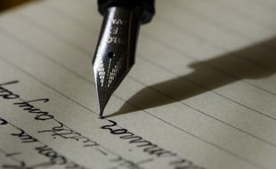 Photo d'illustration d'une lettre manuscrite