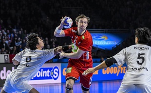 Sander Sagosen, le meneur de jeu de la Norvège, ici contre la Croatie en demi-finale du Mondial le 27 janvier 2017.