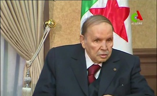 Abdelaziz Bouteflika à la télévision algérienne le 11 mars 2019.