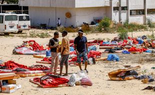 Centre de migrants en Libye