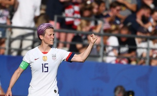 Megan Rapinoe lors du match contre l'Espagne, le 24 juin 2019.