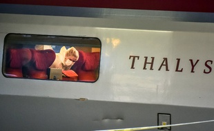 La voiture 12 du Thalys, dans laquelle Ayoub El Khazzani a été maîtrisé le 21 août 2015.