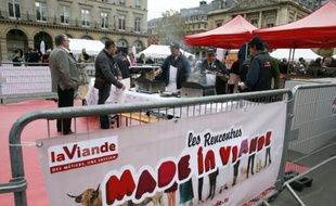 Les agriculteurs réclament au salon de l'agriculture l'étiquetage sur l'origine des viandes