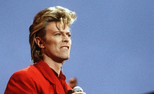 Le chanteur David Bowie en 1987 à Hambourg