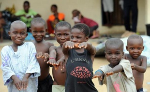 Des enfants au Nigeria