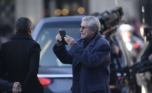 Claude Lelouch lors des obsèques de Johnny, le 9 décembre 2017.Credit:JEROME MARS/JDD/SIPA/