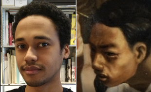 Selfie de Cyril Diagne, artiste en résidence à Google Art&Culture à Paris. Illustration de Art Selfie.