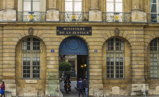 Le ministère de la Justice à Paris.