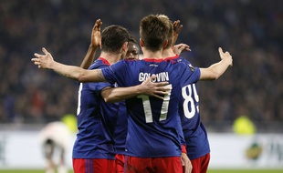 Les joueurs du CSKA Moscou à Lyon