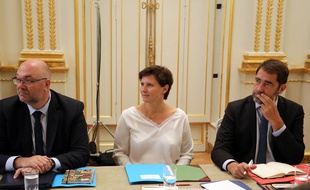Roxana Maracineanu, nouvelle ministre des Sports, lors de son premier Conseil des ministres, le 5 septembre 2018.