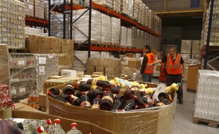 Le site logistique de la Banque Alimentaire du Nord, à Lille (Archives).