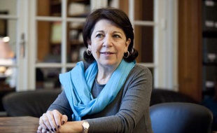 Corinne Lepage, présidente de Cap21, candidate à l'élection présidentielle, le 30 janvier 2012 à Paris.