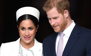 Meghan Markle et le prince Harry, le 11 mars 2019 à Londres.