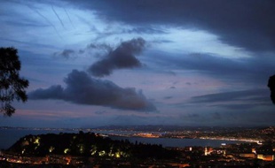 Une vue de la Baie des Anges à Nice, le 7 octobre 2014