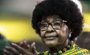 Winnie Mandela, le 20 décembre 2017 à Johannesburg.