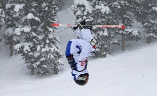 Perrine Laffont, ici le 9 février 2019 à Park City, dans l'Utah, reste une bosseuse intouchable.