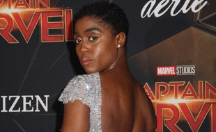 Lashana Lynch à l'avant-première mondiale de «Captain Marvel» en mars 2019 à Los Angeles