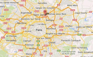 Géolocalisation de La Courneuve (Seine-Saint-Denis)