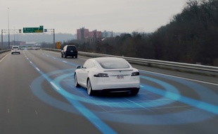 Le système Autopilot de Tesla utilise désormais une vision radar (capture vidéo).