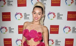 La chanteuse Miley Cyrus.