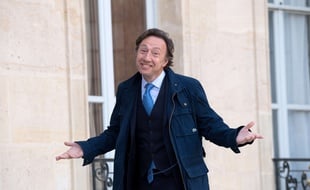 Stéphane Bern arrive à L'Elysée, le 4 octobre 2017.